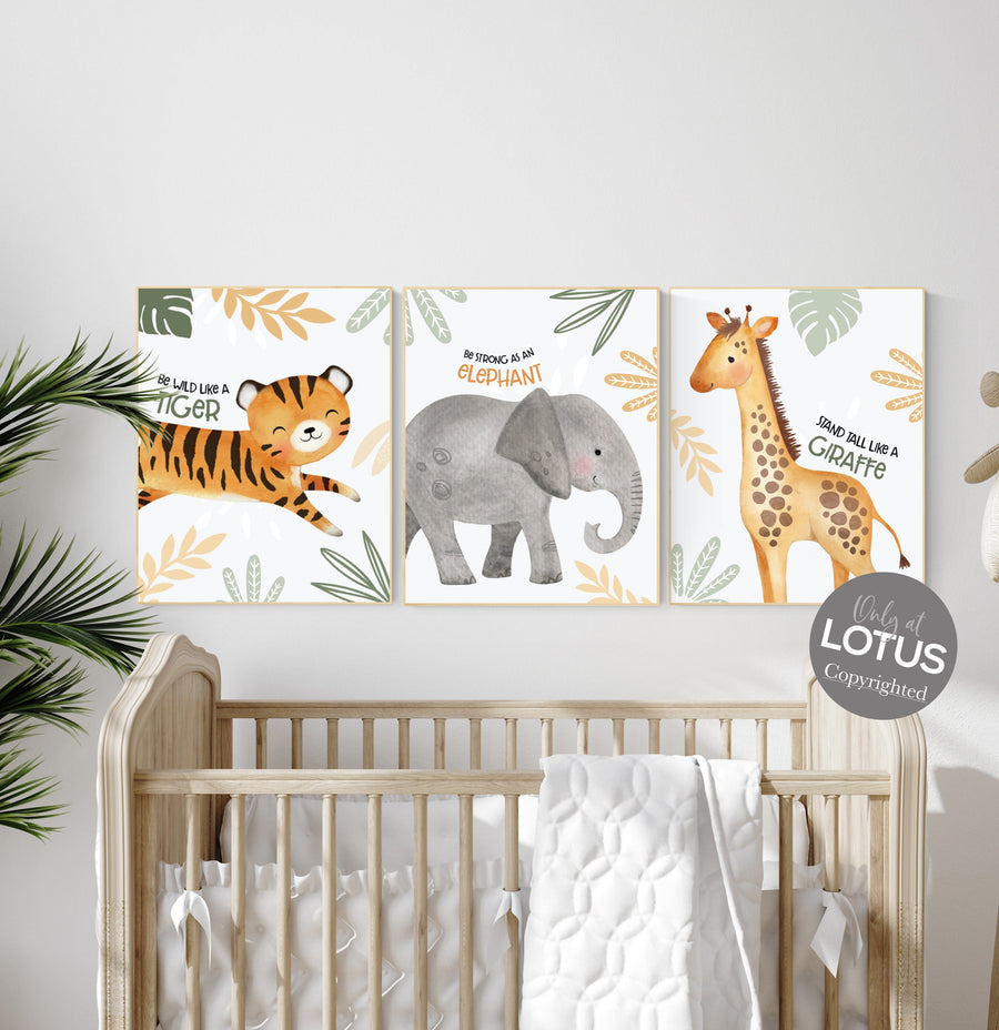 Safari nursery prints, Boho Nursery Prints, boy safari, Safari Nursery Prints, Boho Nursery Wall Art, Safari nursery decor, jungle animals