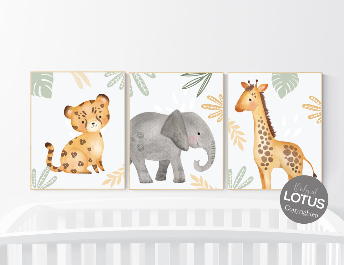 Boho Nursery Prints, Safari nursery decor, nursery wall art animals, safari nursery prints, Safari Nursery Prints, Boho Nursery Wall Art