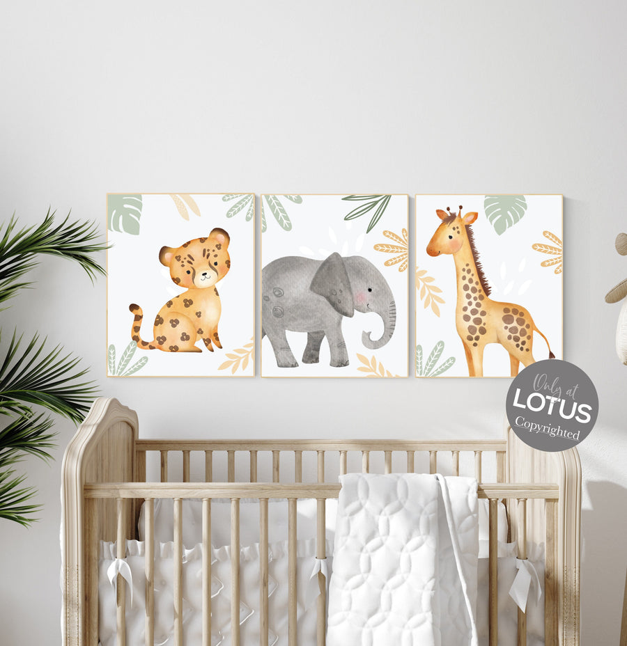 Boho Nursery Prints, Safari nursery decor, nursery wall art animals, safari nursery prints, Safari Nursery Prints, Boho Nursery Wall Art