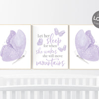 Nursery decor girl butterfly, nursery decor purple, nursery decor girl lilac, Butterfly Nursery Art, Girl Nursery Art, Butterfly Wall Art