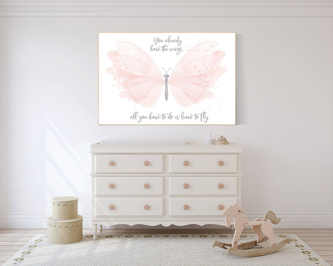 Girl nursery, butterfly nursery, Blush pink, Butterfly Nursery Art, girls room, butterfly prints, Butterfly Art, blush nursery, girl nursery