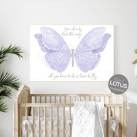 Nursery decor girl lavender, butterfly, nursery decor girl name, lilac, Butterfly Nursery Art, Girl Nursery Art, purple, girl nursery