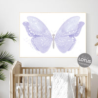 Nursery decor girl purple, nursery decor girl, butterfly nursery wall art, lavender nursery, lilac nursery, girls room decor purple