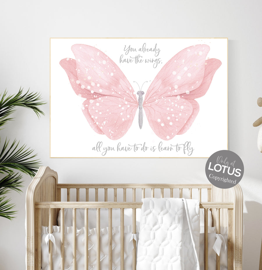 Girl nursery, butterfly nursery, Blush pink, Butterfly Nursery Art, girls room, butterfly prints, Butterfly Art, blush nursery, girl nursery