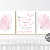 Nursery decor girl butterflies, Butterfly Nursery Art, Girl Nursery Art, Butterfly Nursery Decor for Baby Girl, Butterfly Art, light pink