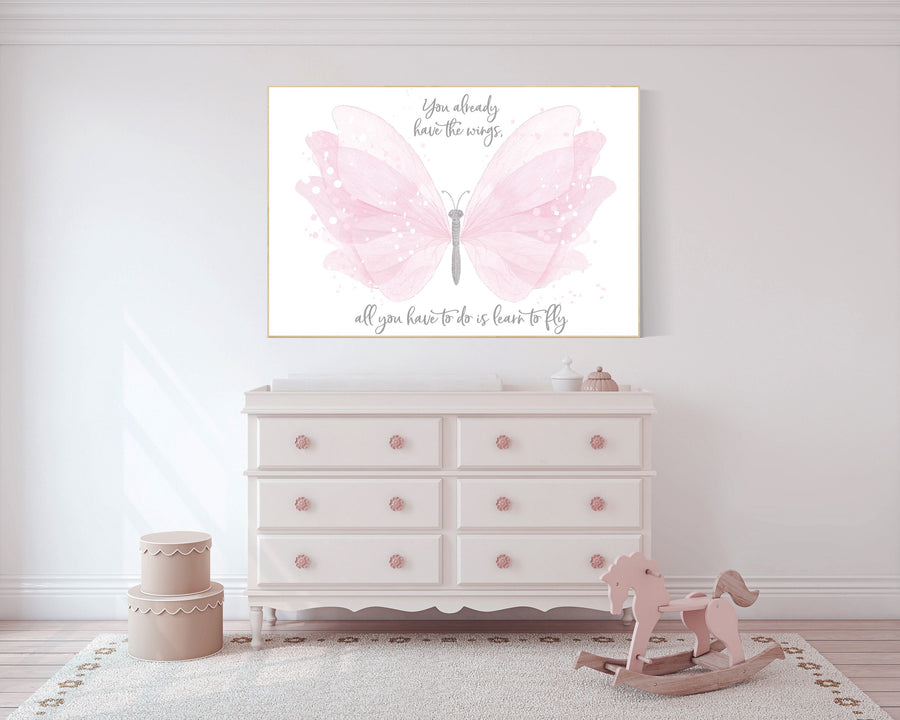 Butterfly nursery, girls room, pink butterfly, Butterfly Nursery Art, girls room, butterfly prints, Butterfly Art, pink nursery wall art