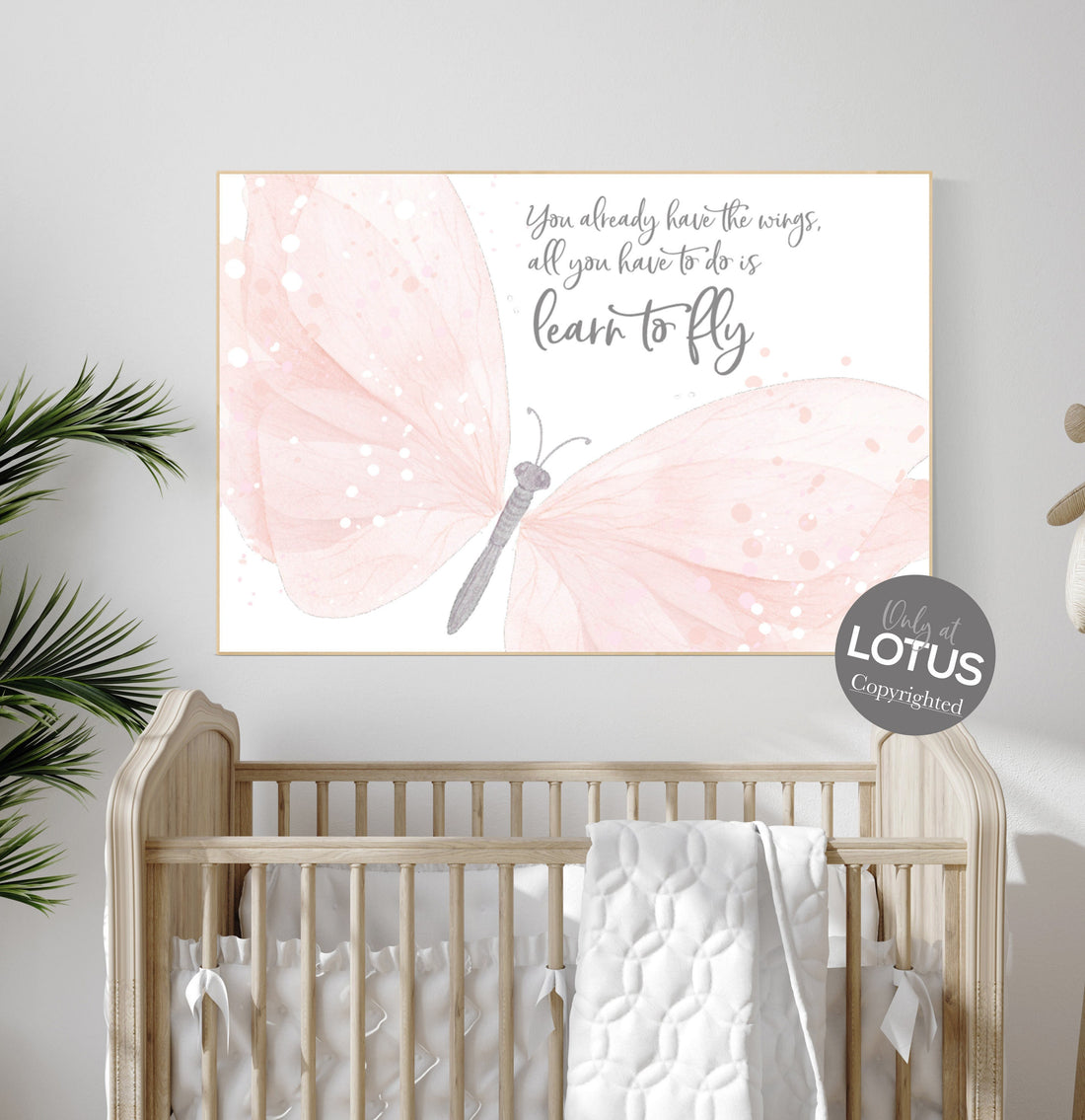 Nursery decor girl, butterfly print, Blush pink, Butterfly Nursery Art, girls room, Butterfly Art, blush nursery, girl nursery wall art