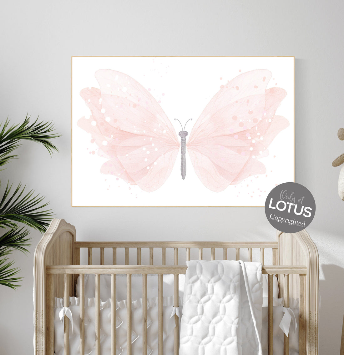 Nursery decor girl butterfly, blush pink butterfly, Butterfly Nursery Art, girls room, butterfly prints, Butterfly Art, blush nursery