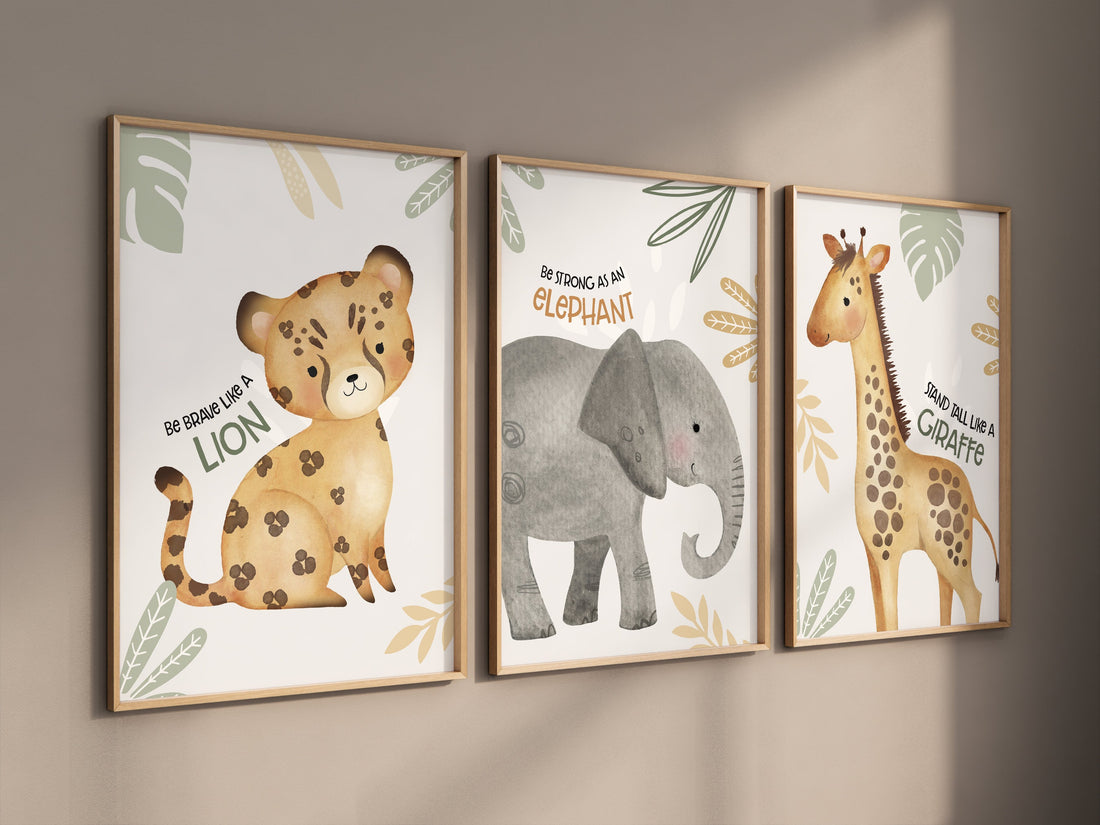 Safari nursery decor, nursery wall art animals, safari nursery prints, Boho Nursery Prints, Safari Nursery Prints, Boho Nursery Wall Art