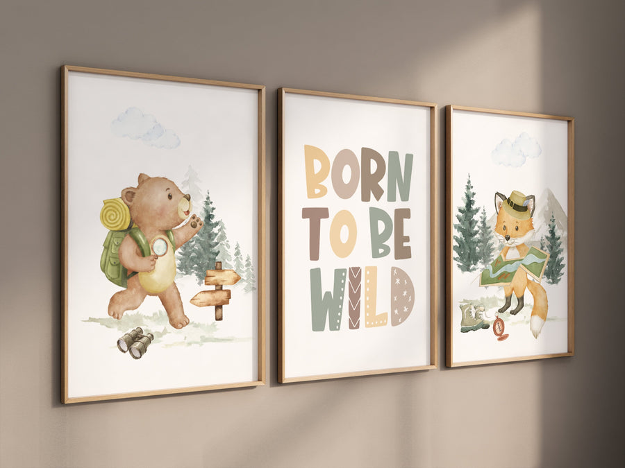 Camp Prints, Adventure Nursery Decor, Travel nursery print, Explore nursery wall art, Baby boy nursery, Adventure Set of 3 prints,