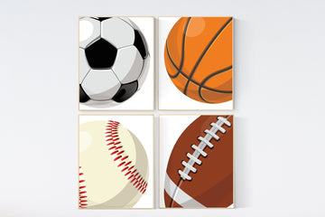 Sport Nursery Print, boys room decor, boy room wall art, Nursery sports decor, Boy Nursery Print Set, Toddler Room Decor, Nursery Sport