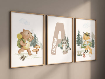 Camp Prints, Adventure Nursery Decor, Travel nursery print, Explore nursery wall art, Baby boy nursery, Adventure Set of 3 prints,