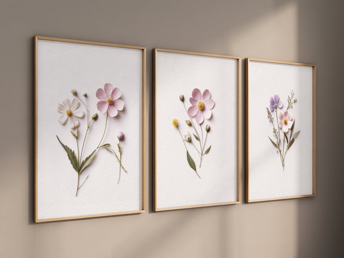 Flower print, Boho Nursery wall art, Wildflower Nursery Decor, Girl Nursery Decor, flower art, Botanical Print, boho home decor, girls room