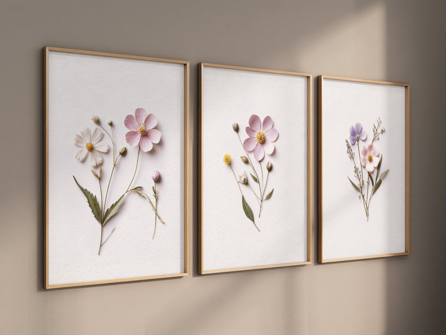 Flower print, Boho Nursery wall art, Wildflower Nursery Decor, Girl Nursery Decor, flower art, Botanical Print, boho home decor, girls room