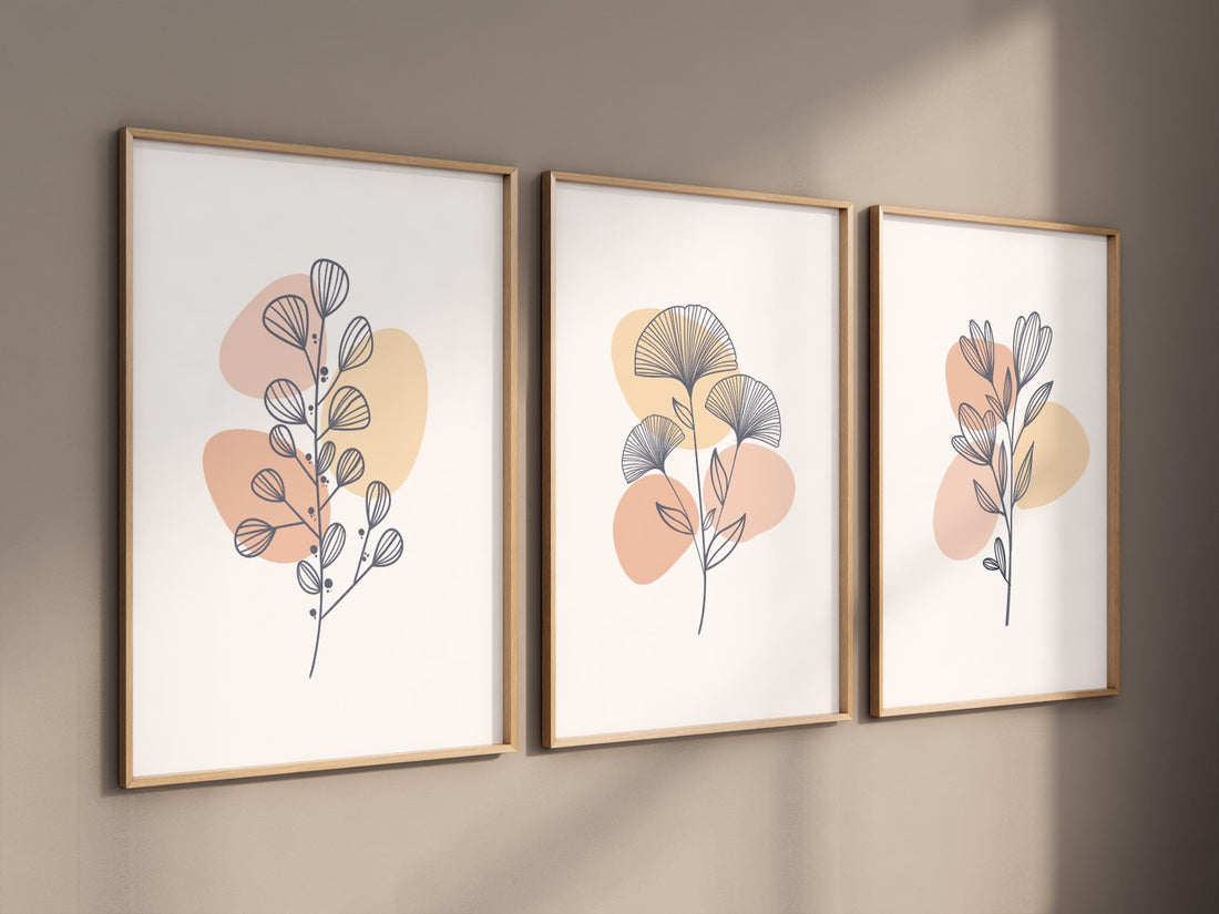Boho Botanical Prints, girl nursery decor, Wildflower Nursery, floral nursery, Wild Flowers, Flower Nursery, Botanical Print, home decor