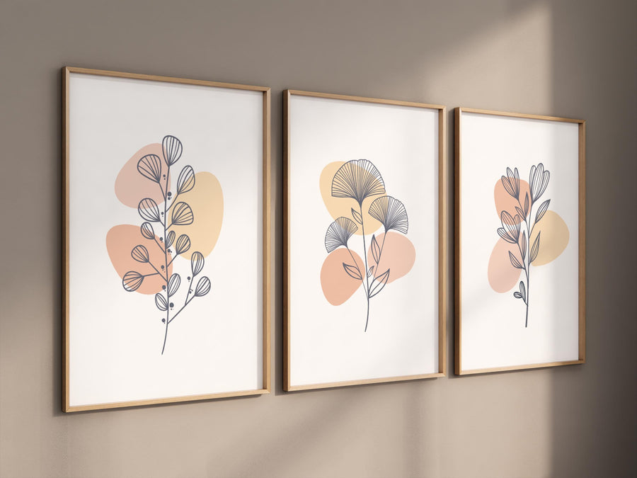 Boho Botanical Prints, girl nursery decor, Wildflower Nursery, floral nursery, Wild Flowers, Flower Nursery, Botanical Print, home decor