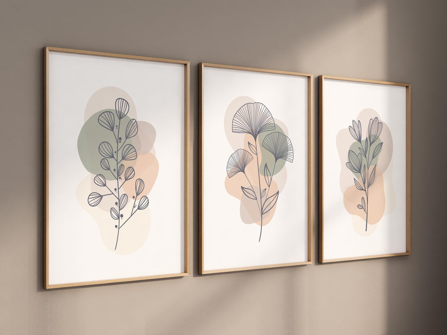 Boho Botanical Prints, girl nursery decor, Wildflower Nursery, floral nursery, Wild Flowers, Flower Nursery, Botanical Print, home decor