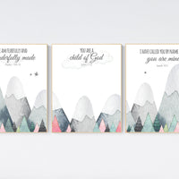 Nursery decor girl mountain, adventure nursery, adventure theme nursery, bible nursery, verse nursery, scripture print, christian print