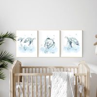Sea Turtle nursery, Ocean nursery decor, under the sea nursery, ocean themed, sea nursery, gender neutral nursery, nautical nursery