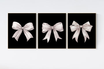 Bow print wall art, Beige Bow Print, Bow nursery print, Bow nursery wall art, bow nursery art, bow nursery decor, cream bow print, teen room