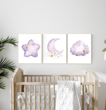 Purple gold, nursery decor girl, lilac, nursery decor girl purple, nursery decor girl, nursery decor girl lavender and gray, lilac nursery