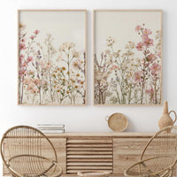 Wildflower Nursery Print: Boho Floral Wall Art
