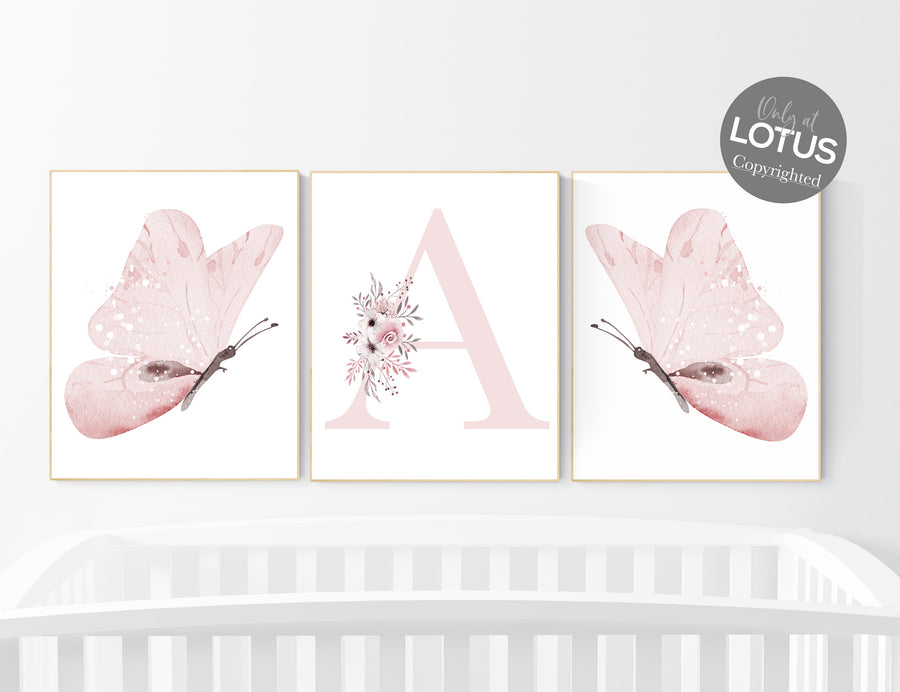 Nursery decor girl butterflies, Butterfly Nursery Art, Girl Nursery Art, Butterfly Nursery Decor