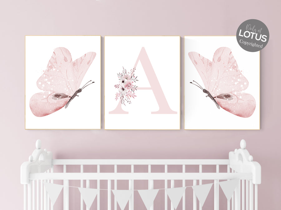 Nursery decor girl butterflies, Butterfly Nursery Art, Girl Nursery Art, Butterfly Nursery Decor