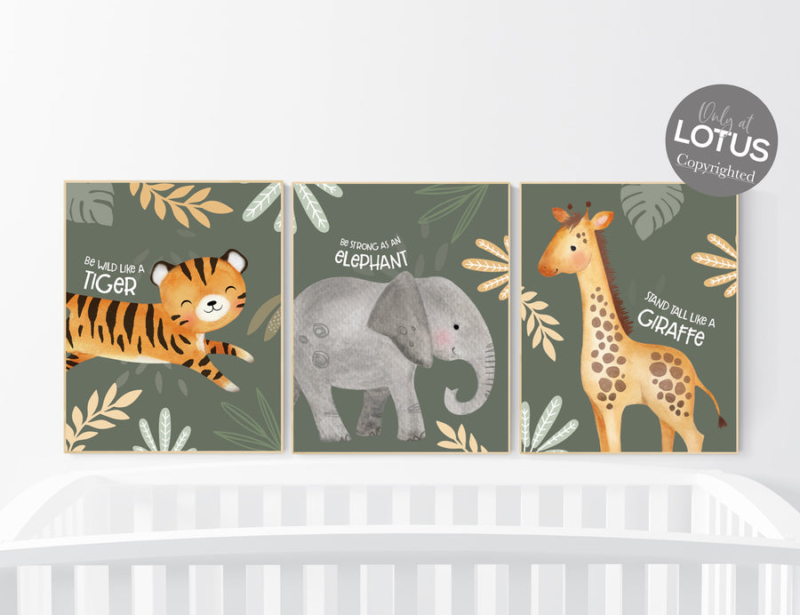 Safari nursery prints, Boho Nursery Prints, boy safari, Safari Nursery Prints, Boho Nursery Wall Art