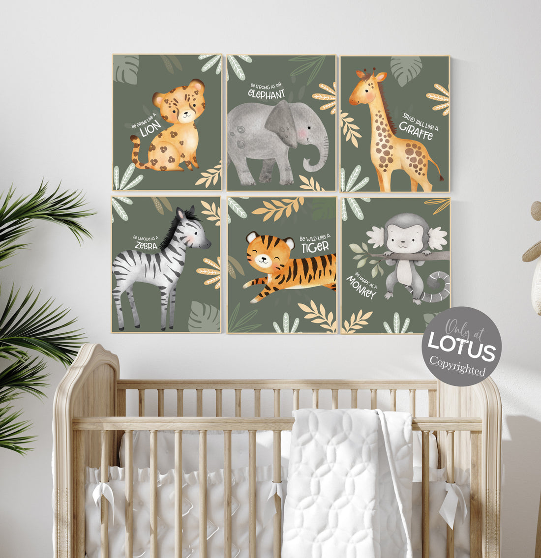 Jungle Animal Nursery Ideas