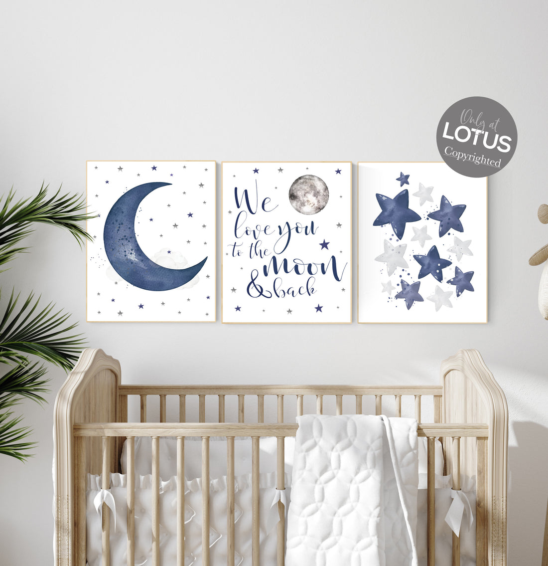 Nursery decor boy navy blue, Nursery wall art boy, navy nursery decor ...