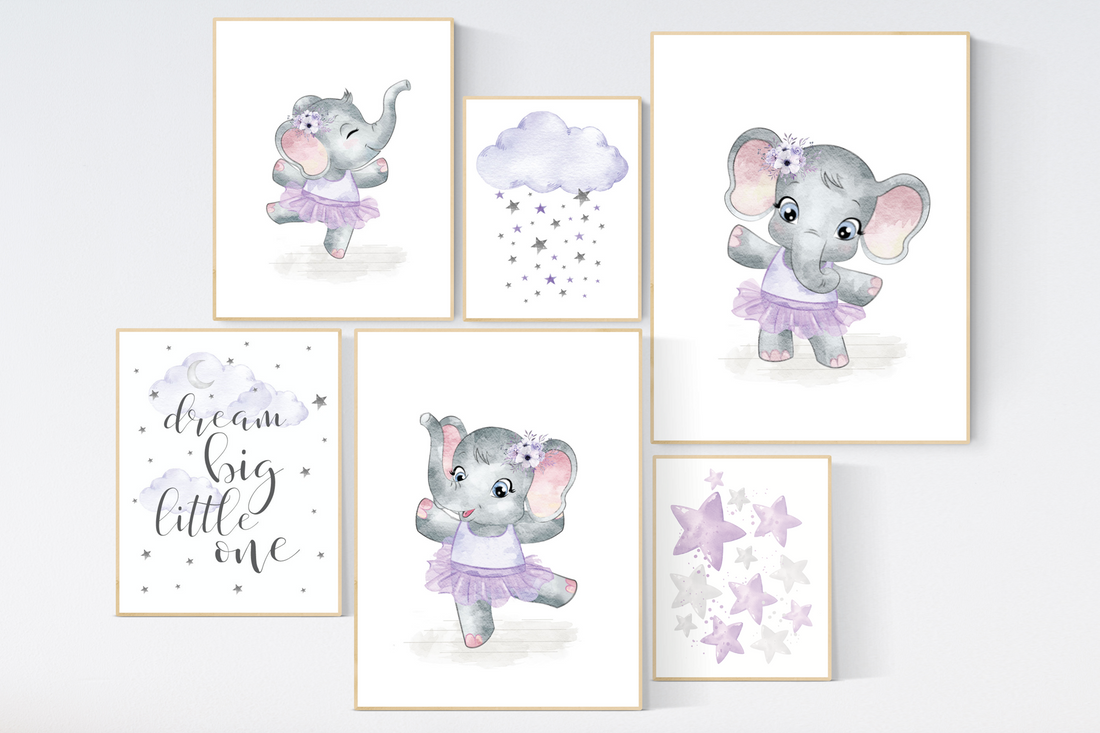 Elephant baby room clearance theme