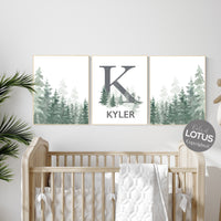 Nursery decor mountain, nursery wall art, tree nursery decor, adventure theme nursery