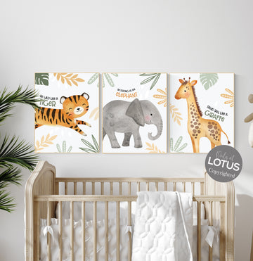 Safari nursery prints, Boho Nursery Prints, boy safari, Safari Nursery Prints, Boho Nursery Wall Art